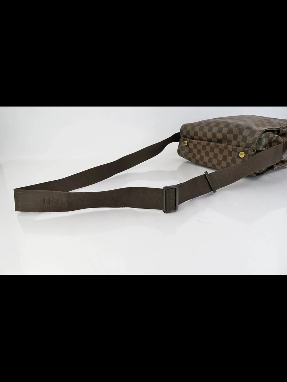 Louis Vuitton Brown Checkered Messenger Bag